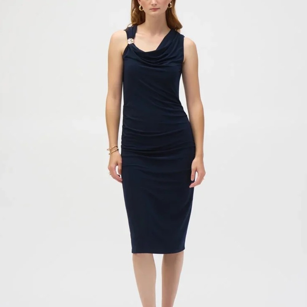 Joseph Ribkoff Navy Midi Dress